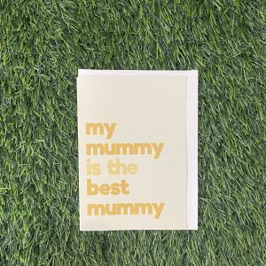 Mao Best Mummy Yellow Card