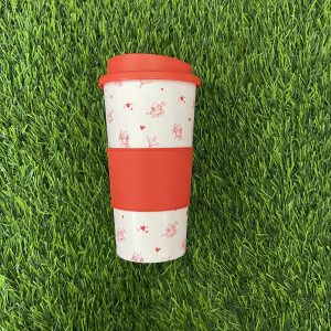 Hearts Plastic Travel Mug