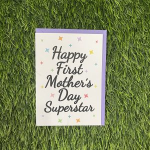 NJP Happy First Mother's Day Superstar Card