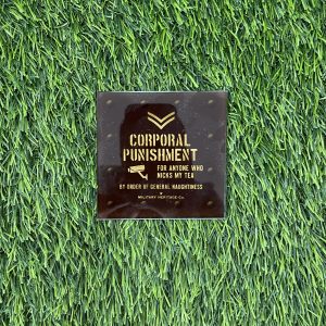 Military Heritage Top Bloke Glass Coaster