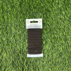 Styling Hair Bobbles (50pcs) - Coffee Brown