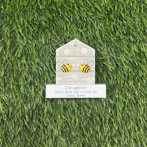 Pebble Bee Hive Daughter Plaque