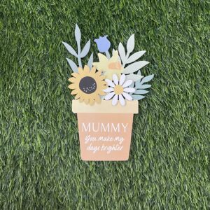 The Cottage Mummy Flowerpot Plaque