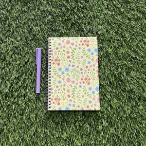 A5 Notebook and Pen - Floral
