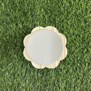 Flower Shaped Table Top Mirror
