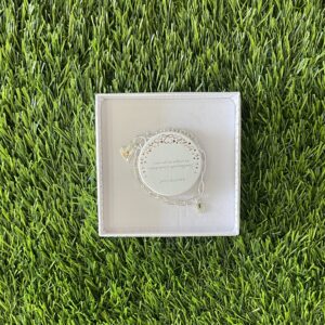 EQ Polished Two Toned Heart Bracelet