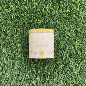 You are my Sunshine Tin Candle