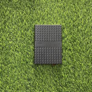 Patterned Black Notebook