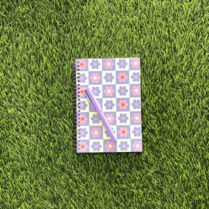 Floral Notebook and Pen