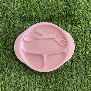 Kids Plate Set - Pink