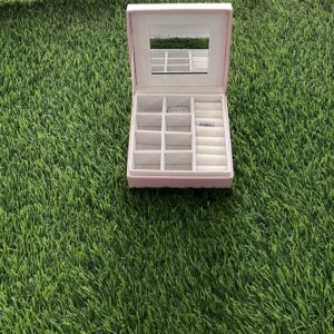 Sophia Pink Square Jewellery Box