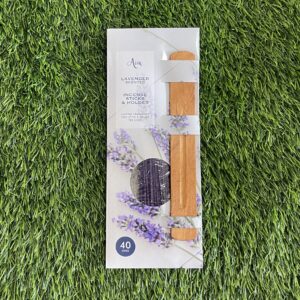 Lavender Scented Incense Sticks and Holder