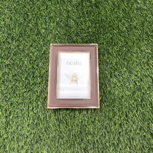 Hestia Leather and Gold Frame