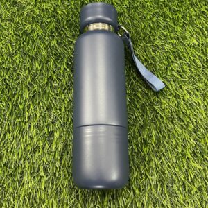 Bottle with Lanyard - Blue
