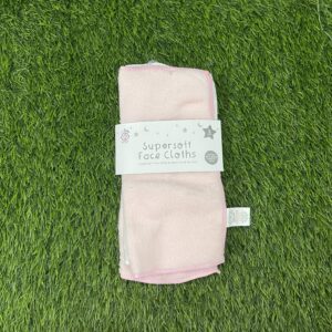 Super Soft Face Cloths - Pink