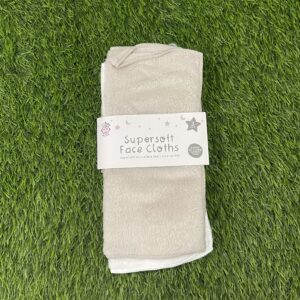 Super Soft Face Cloths - Grey