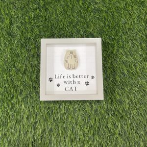 Life is Better with a Cat Plaque