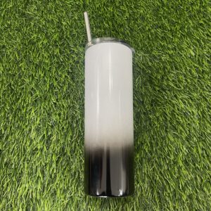 Tumbler with Straw - White