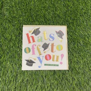 Hats Off to You Graduation Card
